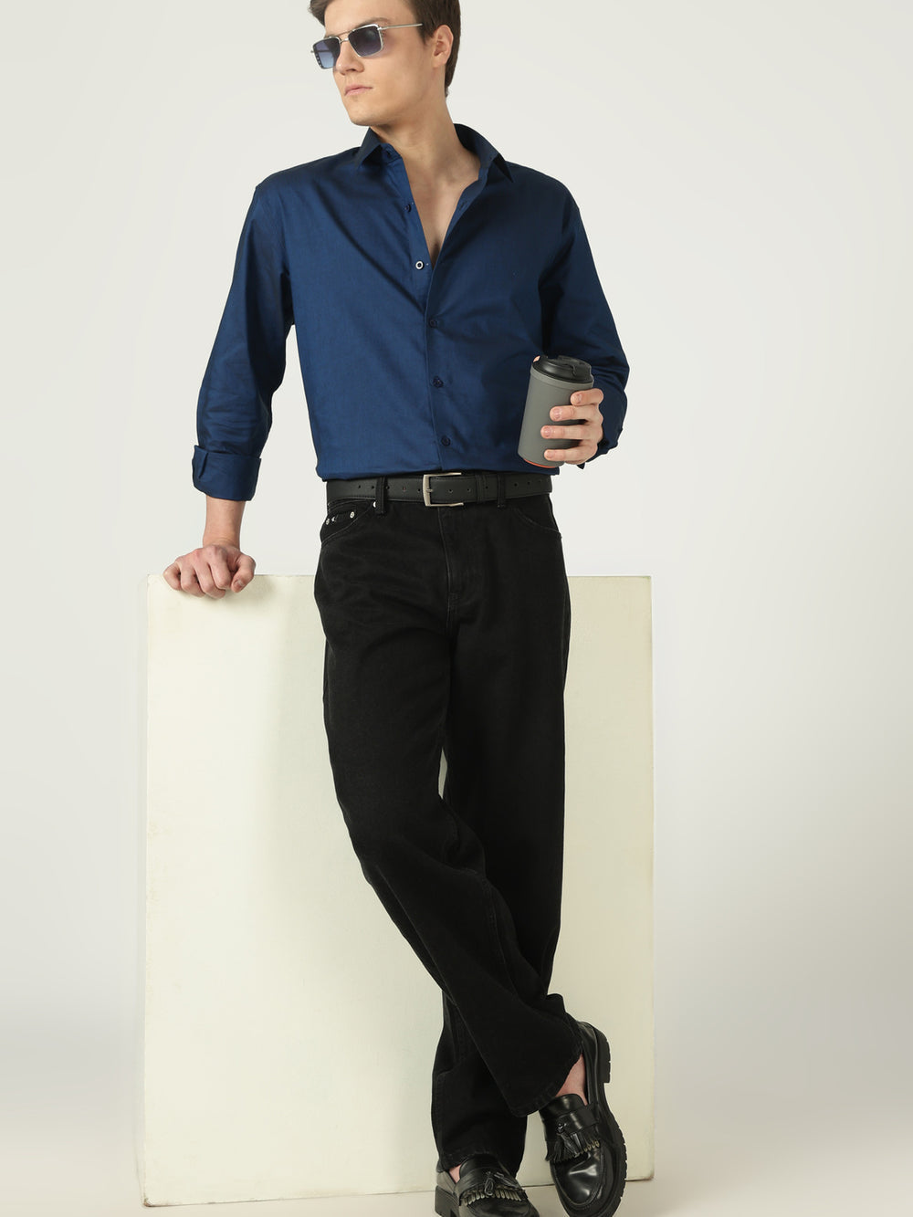 Verosmart - Navy Blue Shirt